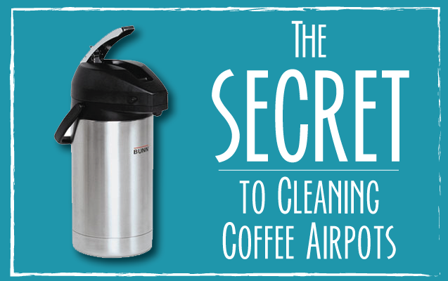 How to Clean a Coffee Airpot 